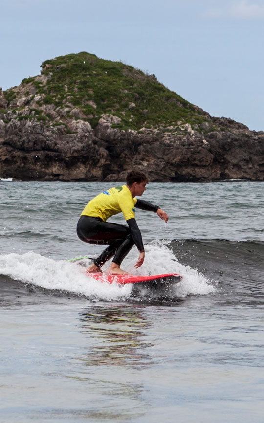 Clase surf joven/adulto